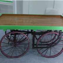 Modified hand-cart with steering