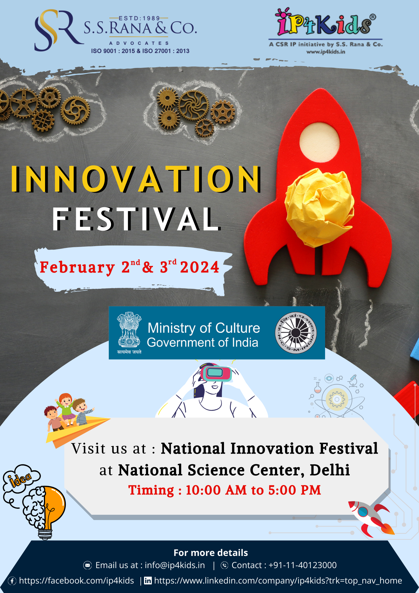 IP4kids innovation Festival National Science Center